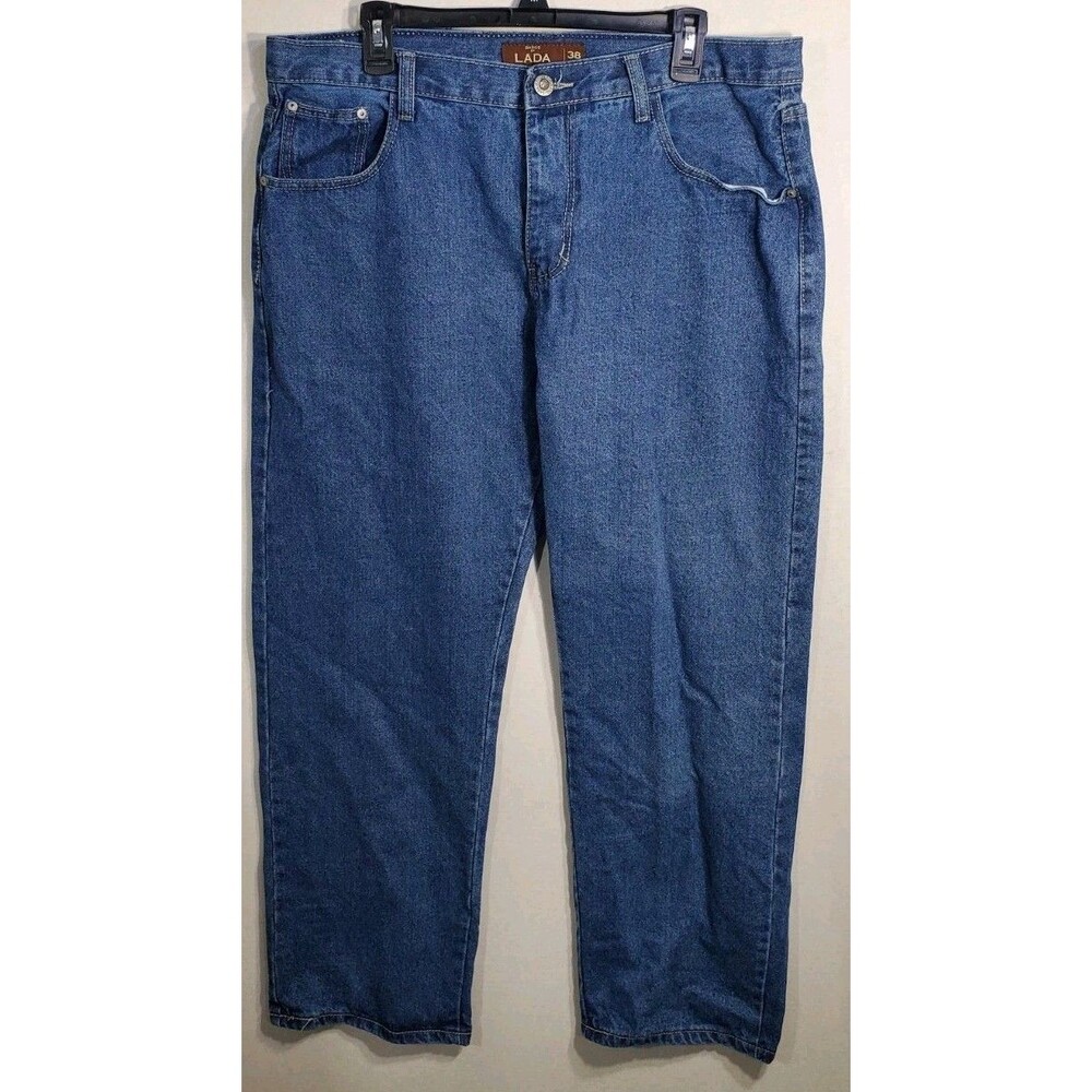 BASIC BY LADA JEANS- Denim Blue jean Pants  - Sz 38/30